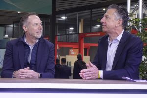 Paul Savill, global practice leader of networking and edge compute at Kyndryl, and David de Lancellotti, VP of enterprise campus edge business, Cloud and Network Services, at Nokia, talk to theCUBE about private 5G at MWC25.